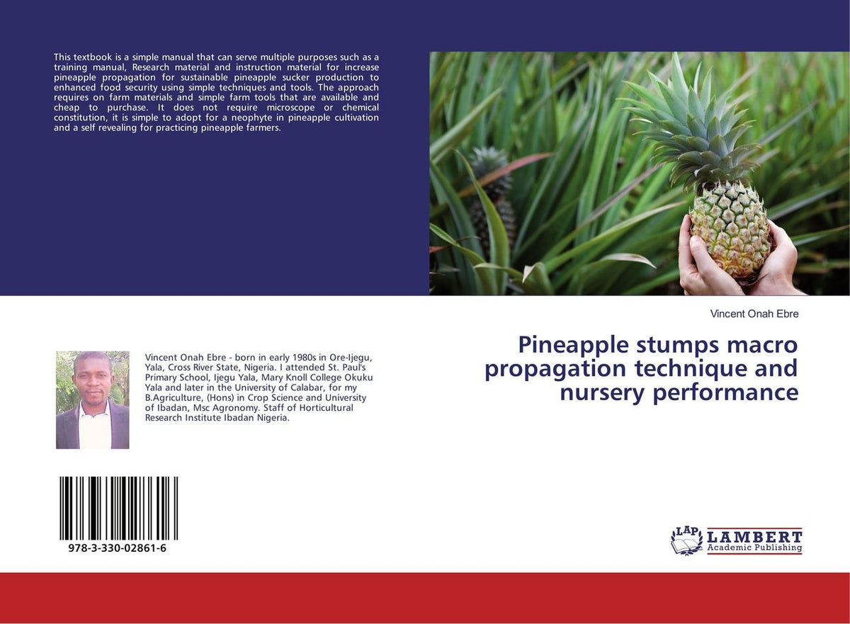 Buchcover: Pineapple stumps macro propagation technique and nursery performance