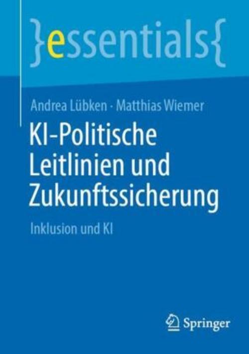 Buchcover: KI-Politische Leitlinien und Zukunftssicherung