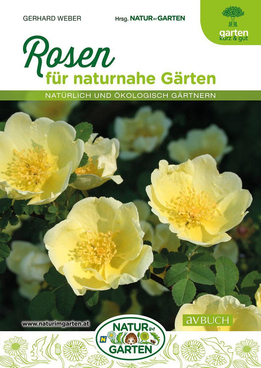 Buchcover: Rosen für naturnahe Gärten