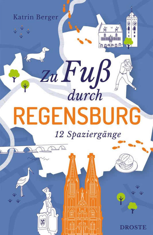 Buchcover: Zu Fuß durch Regensburg