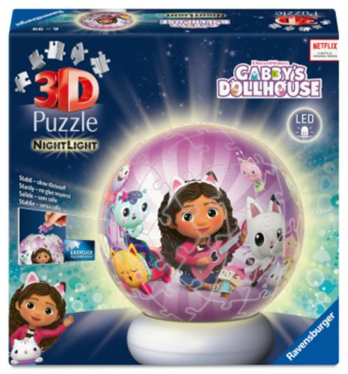3D Puzzle-Ball Nightlight Gabby's Dollhouse