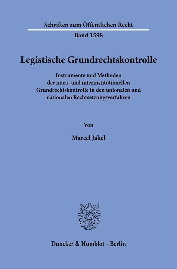 Legistische Grundrechtskontrolle