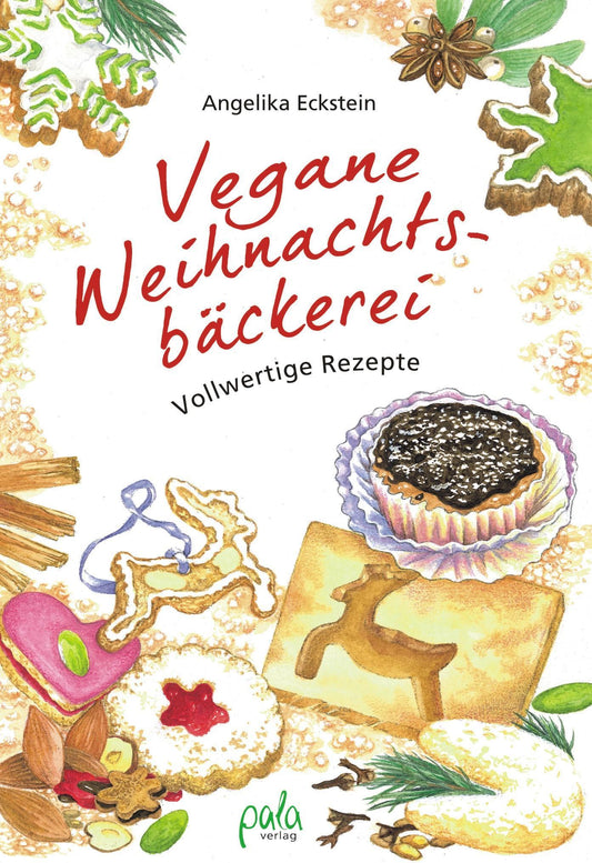 Buchcover: Vegane Weihnachtsbäckerei
