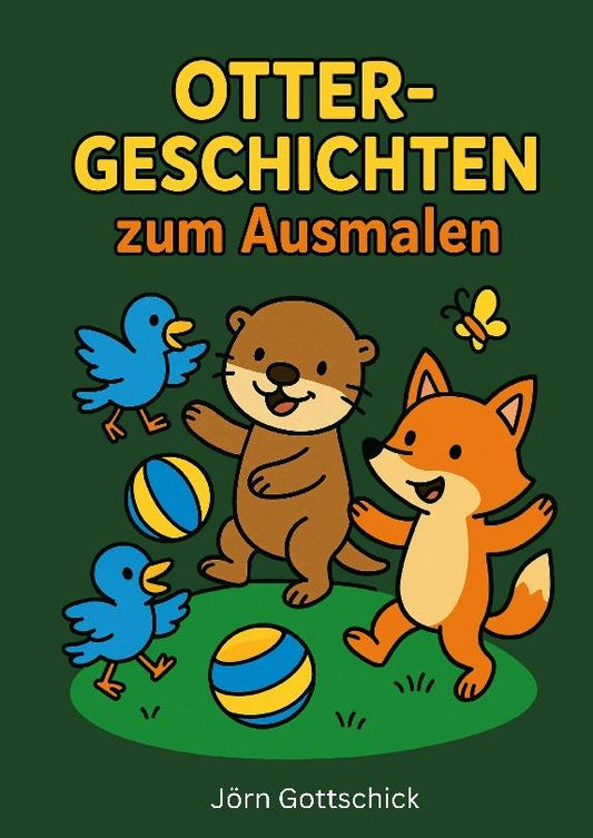 Otter-Geschichten zum Ausmalen
