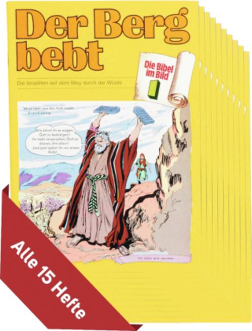Comic-Reihe »Die Bibel im Bild«. Heft 1-15. Die gesamte Reihe. Kinderbibel ab 8 Jahren als Comic. Alle Bibel-Hefte mit Geschichten aus dem Alten und Neuen Testament (Die Bibel im Bild)