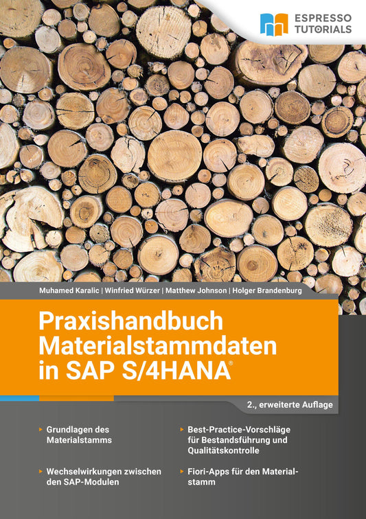 Buchcover: Praxishandbuch Materialstammdaten in SAP S/4HANA