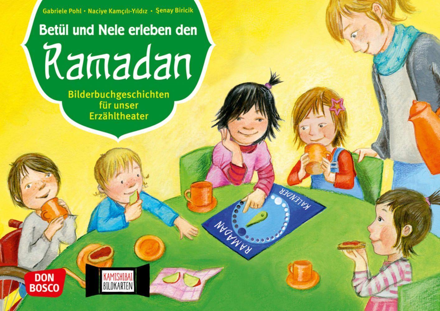 Kamishibai Bildkartenset - Betül und Nele erleben den Ramadan