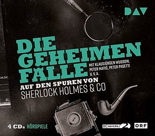 Die geheimen Fälle - Auf den Spuren von Sherlock Holmes & Co,4 Audio-CDs