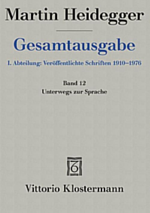 Unterwegs zur Sprache (1950-1959)