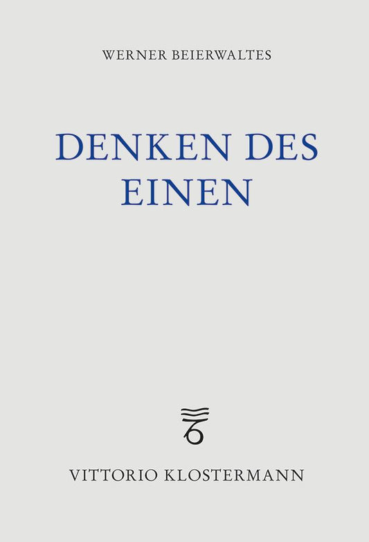 Denken des Einen