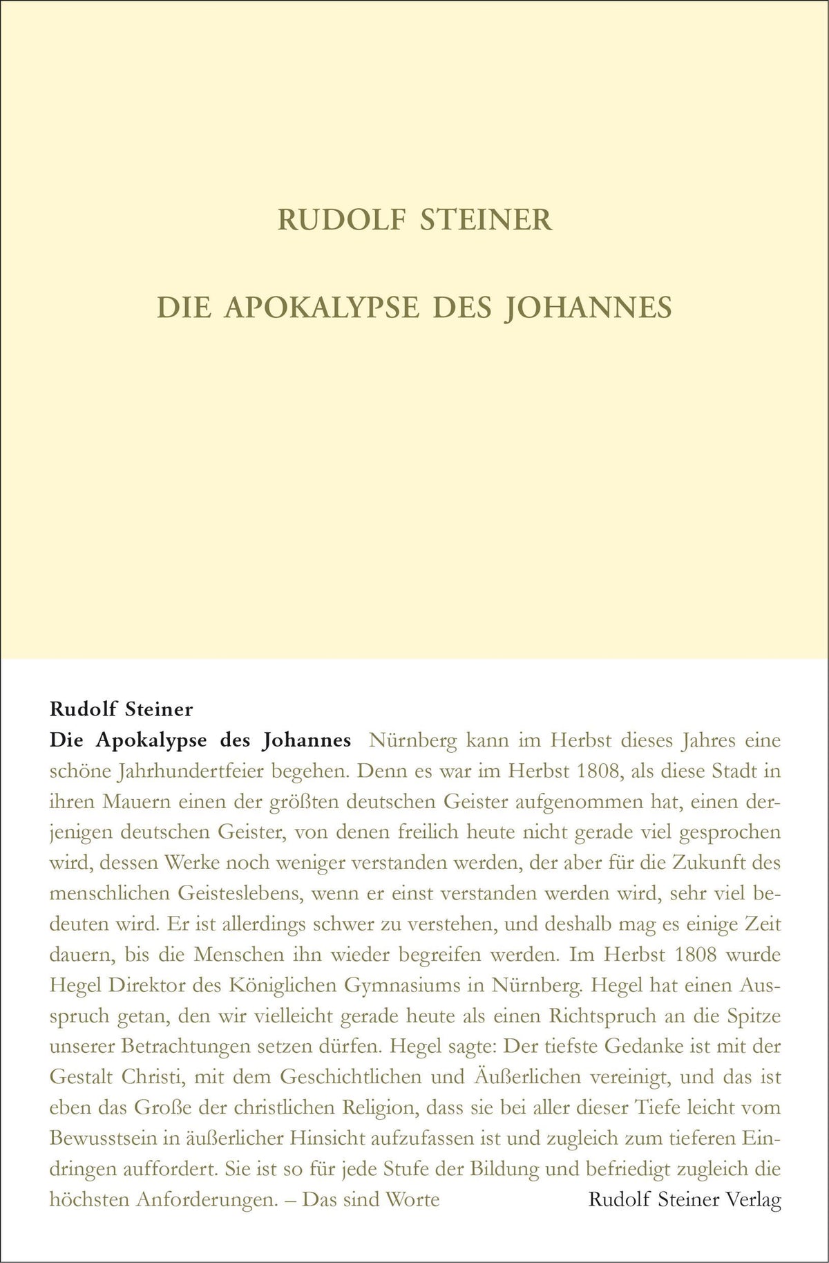 Buchcover: Die Apokalypse des Johannes