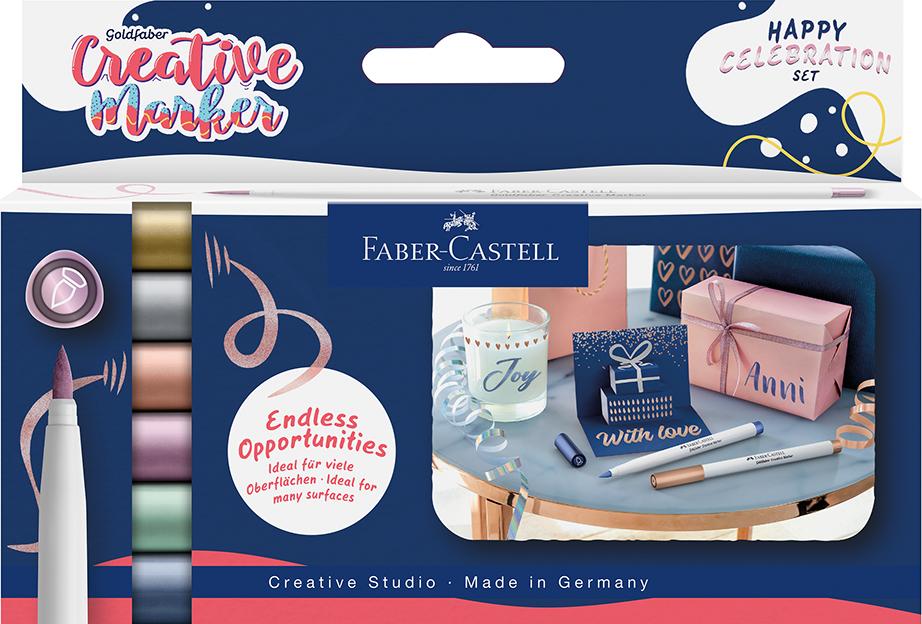 Goldfaber Creative Marker Happy Celebration 1.5 6er