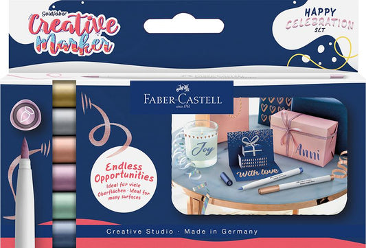 Goldfaber Creative Marker Happy Celebration 1.5 6er