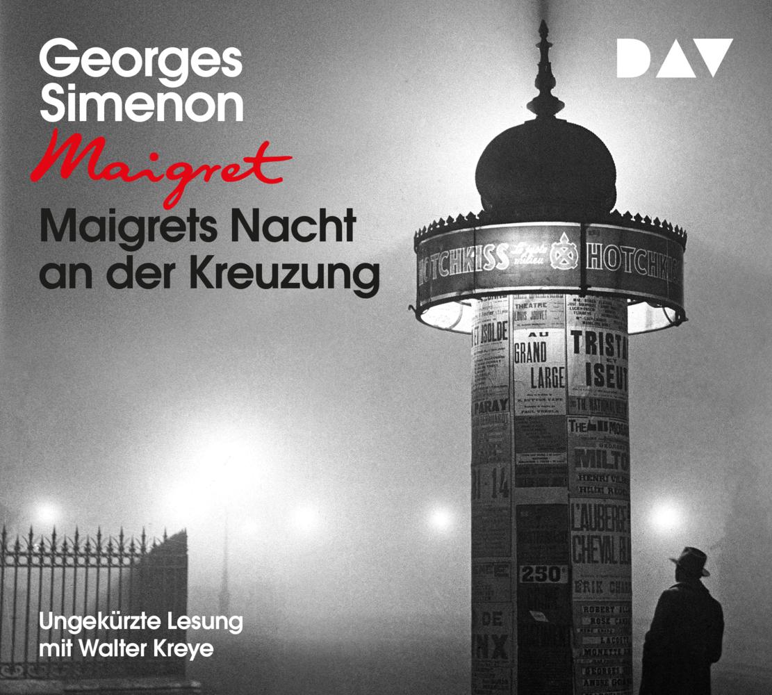 Maigrets Nacht an der Kreuzung,3 Audio-CDs