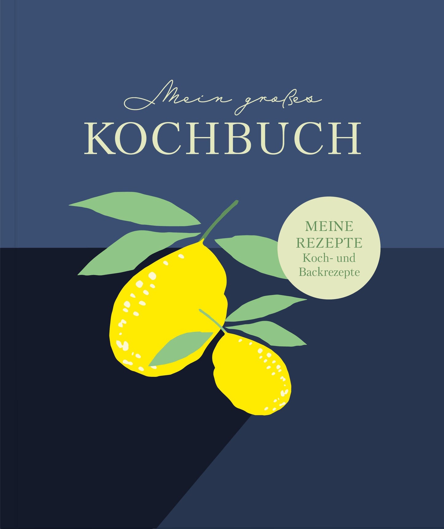 Buchcover: Rezeptbuch zum Selberschreiben: Großes Kochbuch zum Selberschreiben | Rezeptsammlung für 60 Rezepte & 20 Menüs |