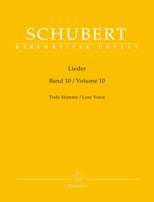 Lieder, Band 10 für tiefe Stimme