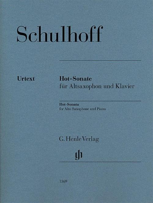 Hot-Sonate für Altsaxophon und Klavier, Urtext