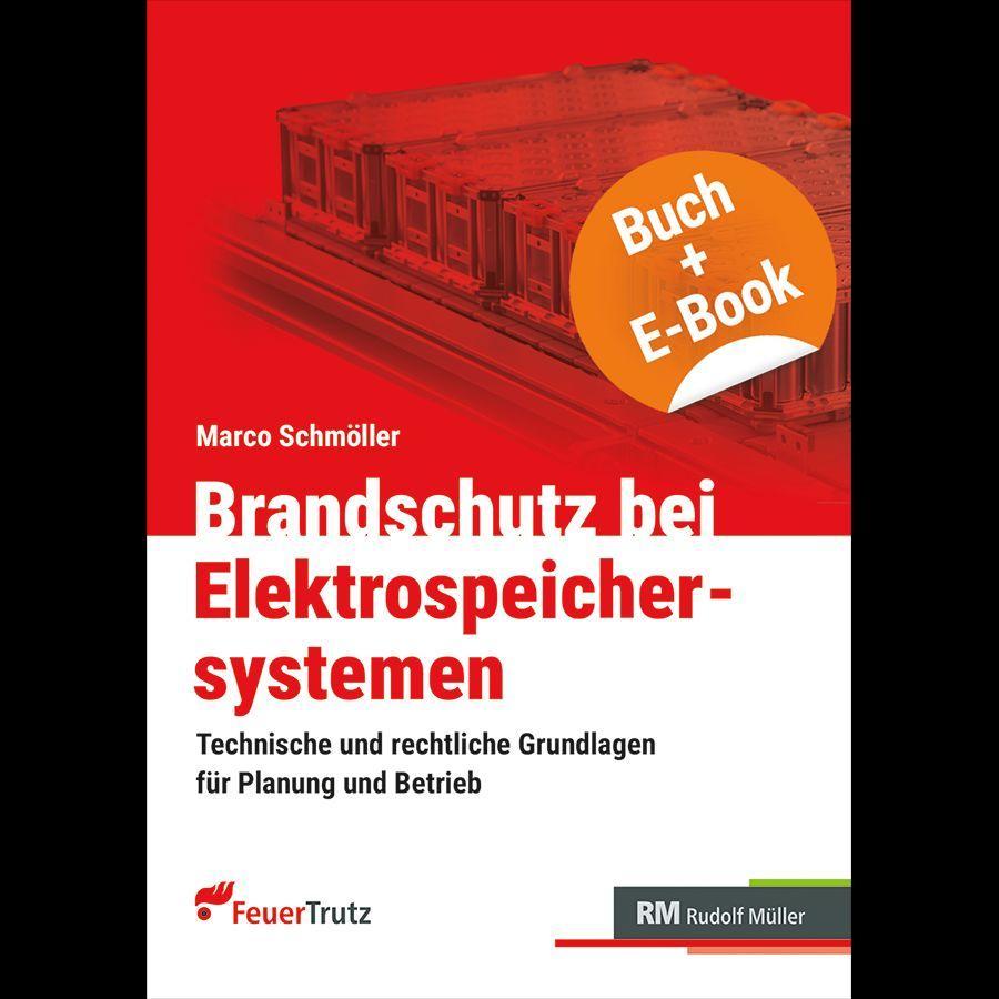 Buchcover: Brandschutz bei Elektrospeichersystemen - mit E-Book (PDF)