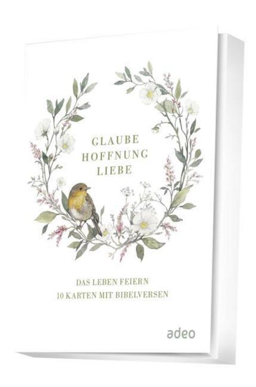 Glaube, Hoffnung, Liebe - Faltkartenset