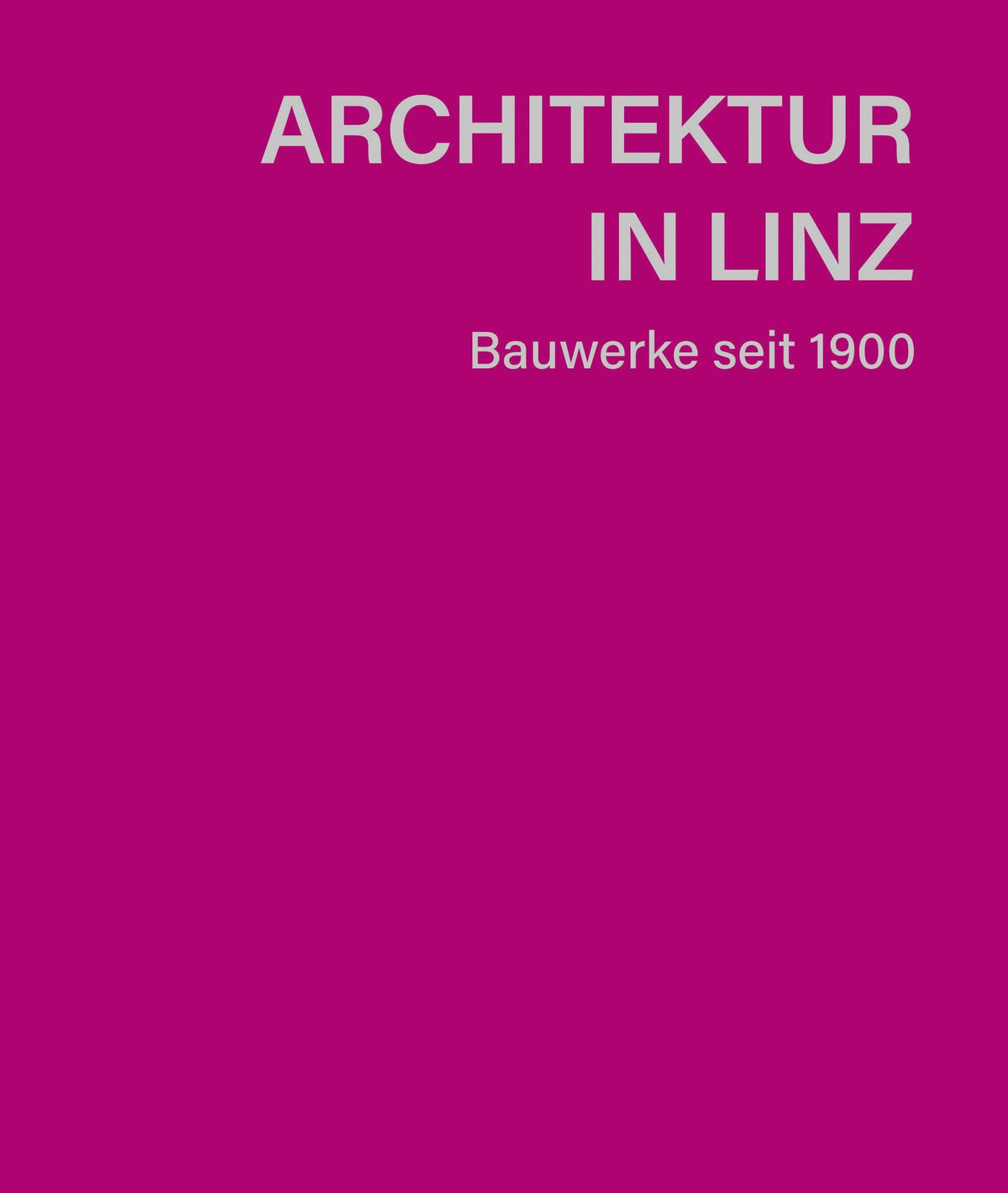 Buchcover: Architektur in Linz