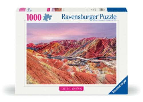 Erwachsenenpuzzle 1000 Teile - Regenbogenberge, China