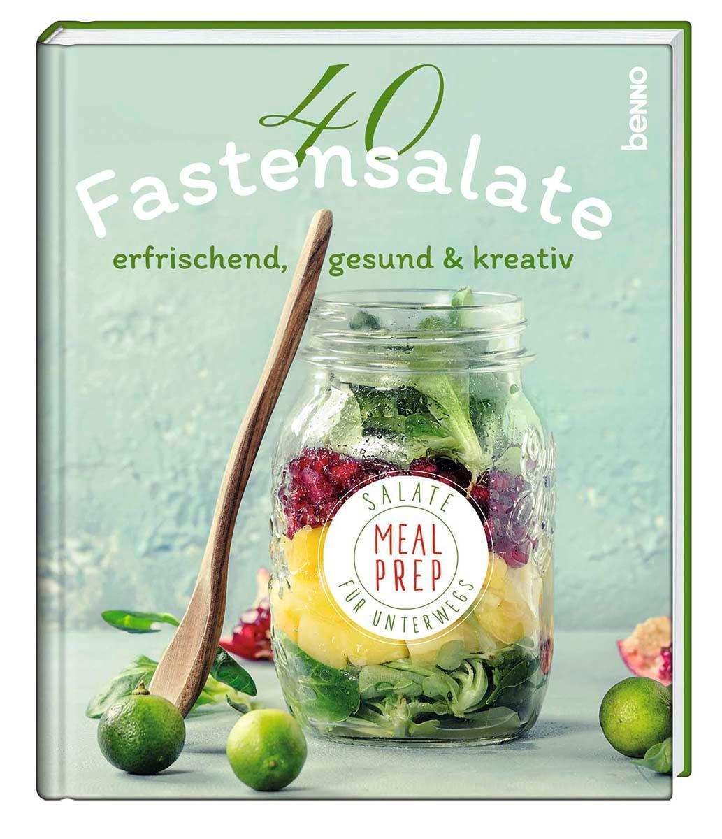 Buchcover: 40 Fastensalate