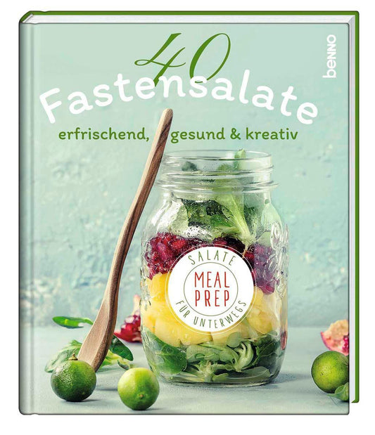 Buchcover: 40 Fastensalate
