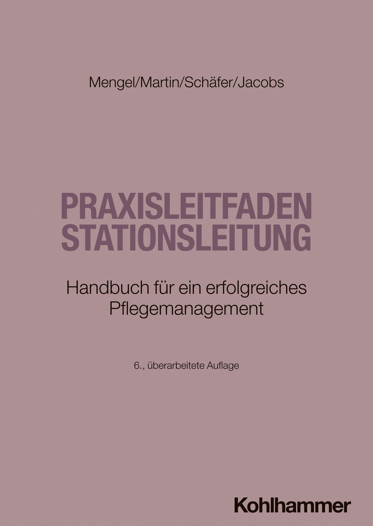 Buchcover: Praxisleitfaden Stationsleitung