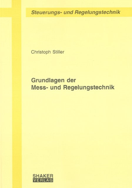 Buchcover: Grundlagen der Mess- und Regelungstechnik