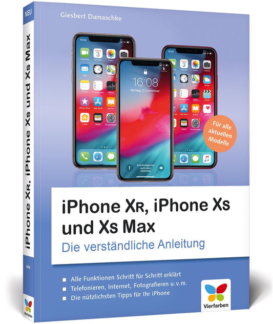 Buchcover: iPhone XR, iPhone XS und XS Max