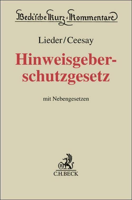 Hinweisgeberschutzgesetz. HinSchG