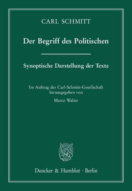 Der Begriff des Politischen