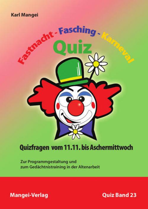 Buchcover: Fastnacht, Fasching, Karneval-Quiz