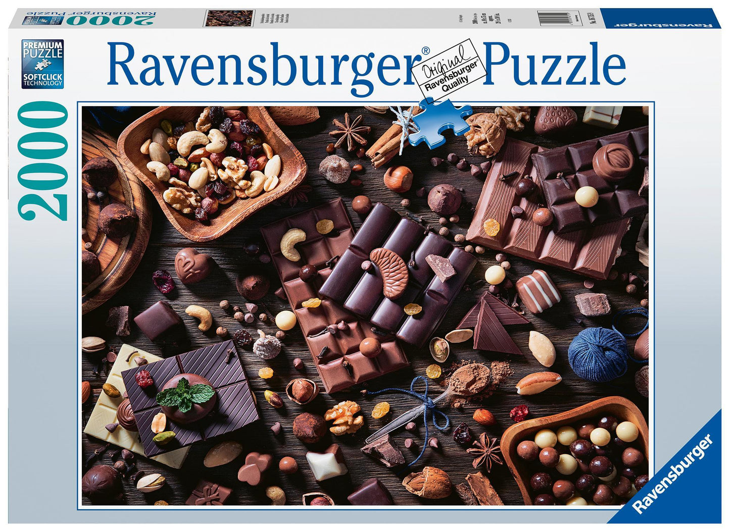 Erwachsenenpuzzle 2000 Teile - Schokoladenparadies
