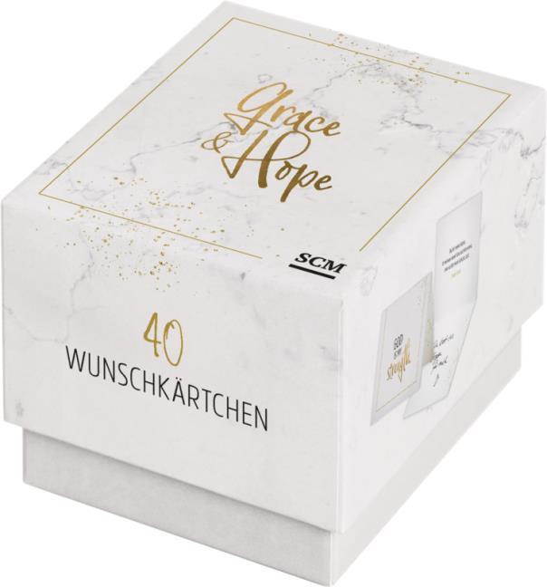 Buchcover: Grace & Hope - 40 Wunschkärtchen