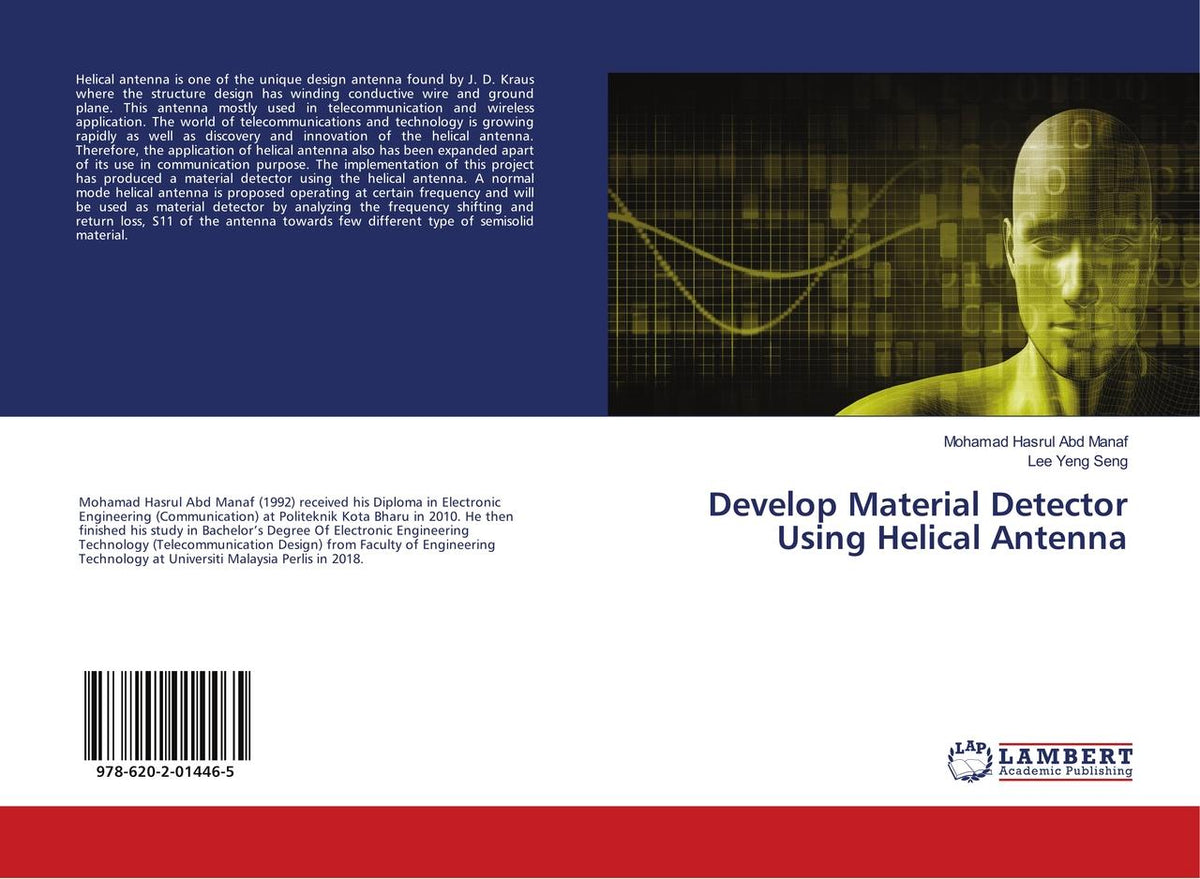 Buchcover: Develop Material Detector Using Helical Antenna