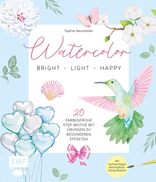 Buchcover: Watercolor - bright, light & happy!