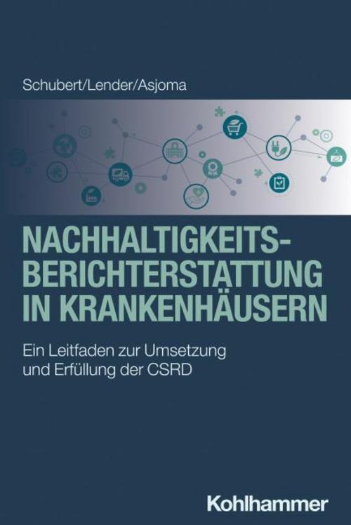 Buchcover: Nachhaltigkeitsberichterstattung in Krankenhäusern