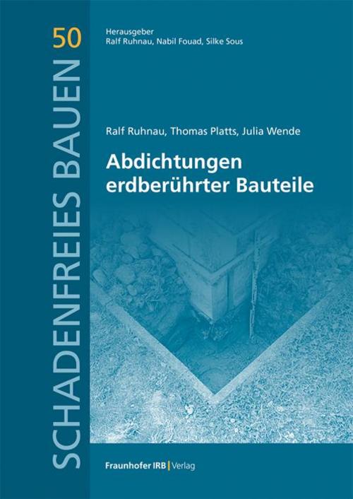 Buchcover: Abdichtungen erdberührter Bauteile.