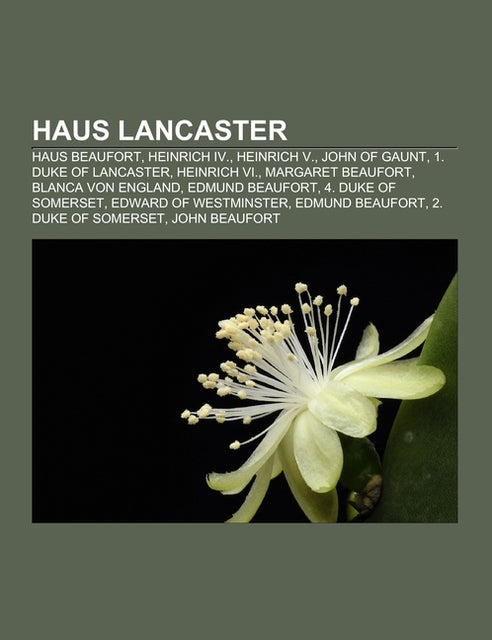 Buchcover: Haus Lancaster
