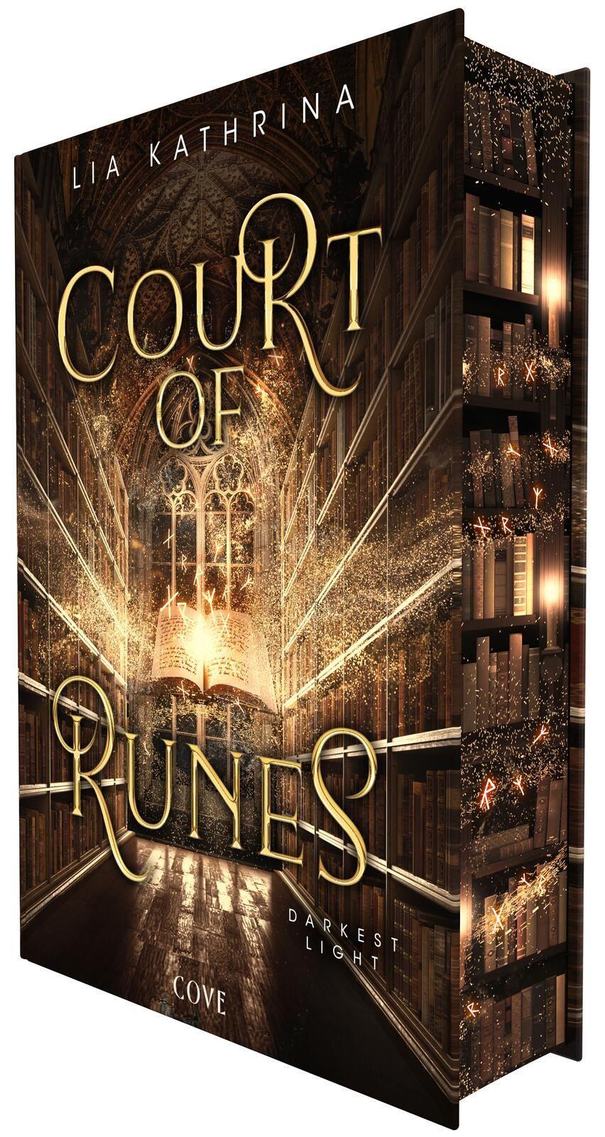 Court of Runes 1: Darkest Light: Haters-to-Lovers-Romantasy mit Hidden Powers in einer düsteren High-Fantasy-Welt voller Runenmagie (1)