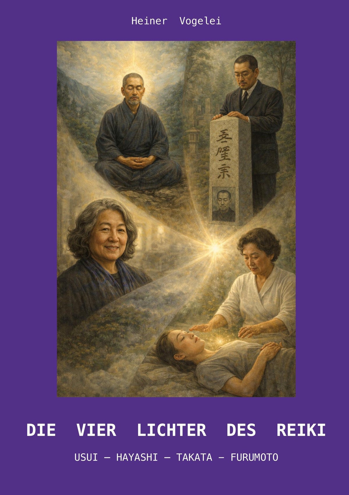 Buchcover: Die vier Lichter des Reiki