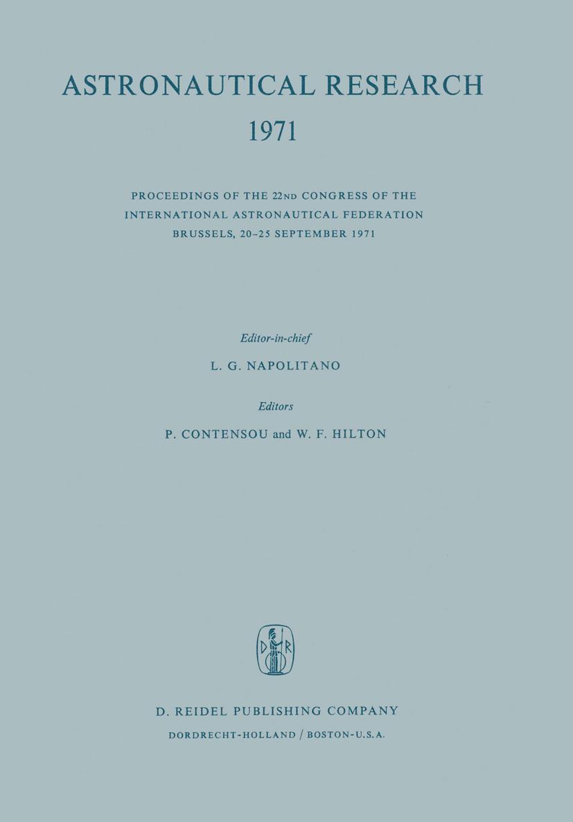 Buchcover: Astronautical Research 1971