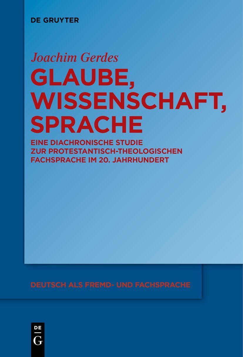 Buchcover: Glaube, Wissenschaft, Sprache