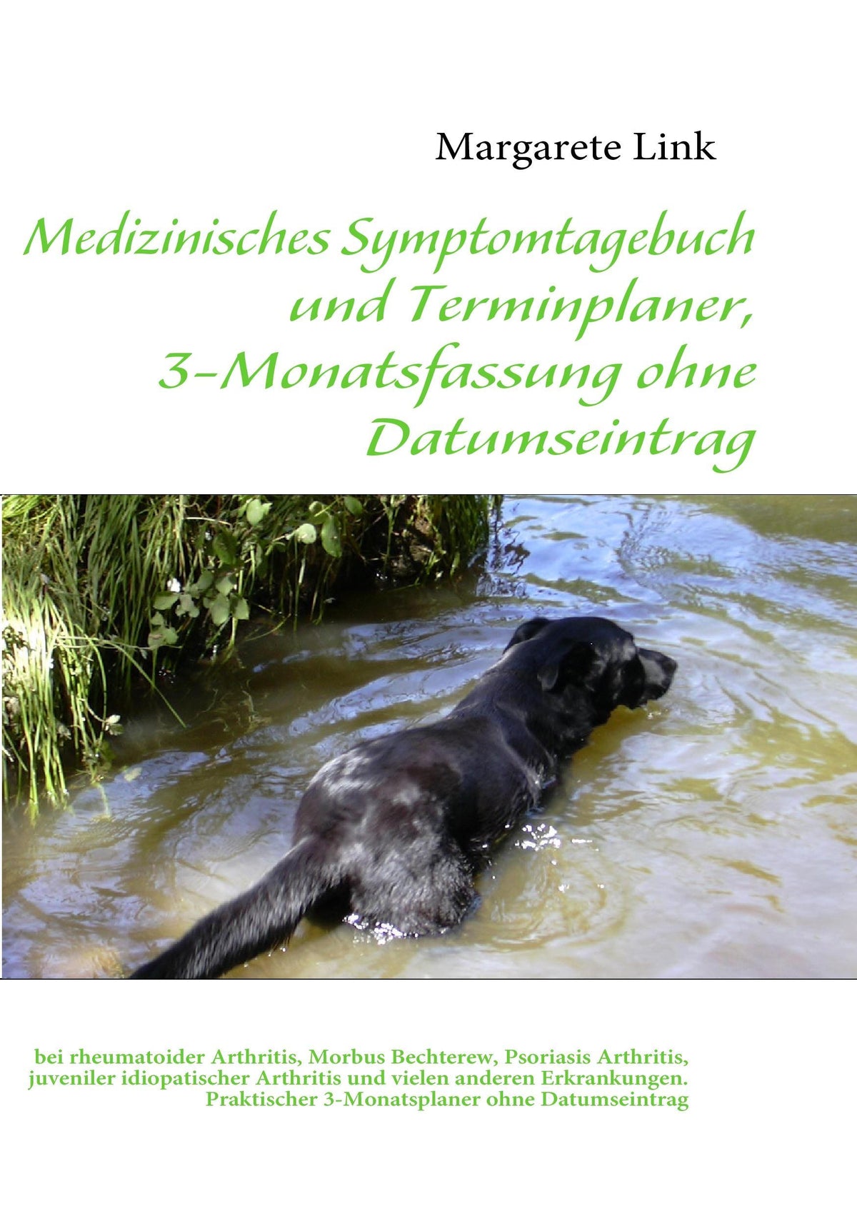 Buchcover: Medizinisches Symptomtagebuch und Terminplaner, 3-Monatsfassung ohne Datumseintrag