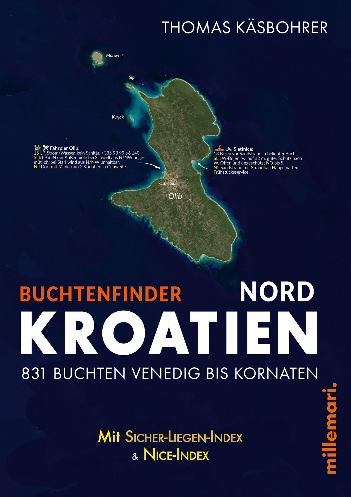 Buchcover: Buchtenfinder Kroatien Nord - Ausgabe 2026