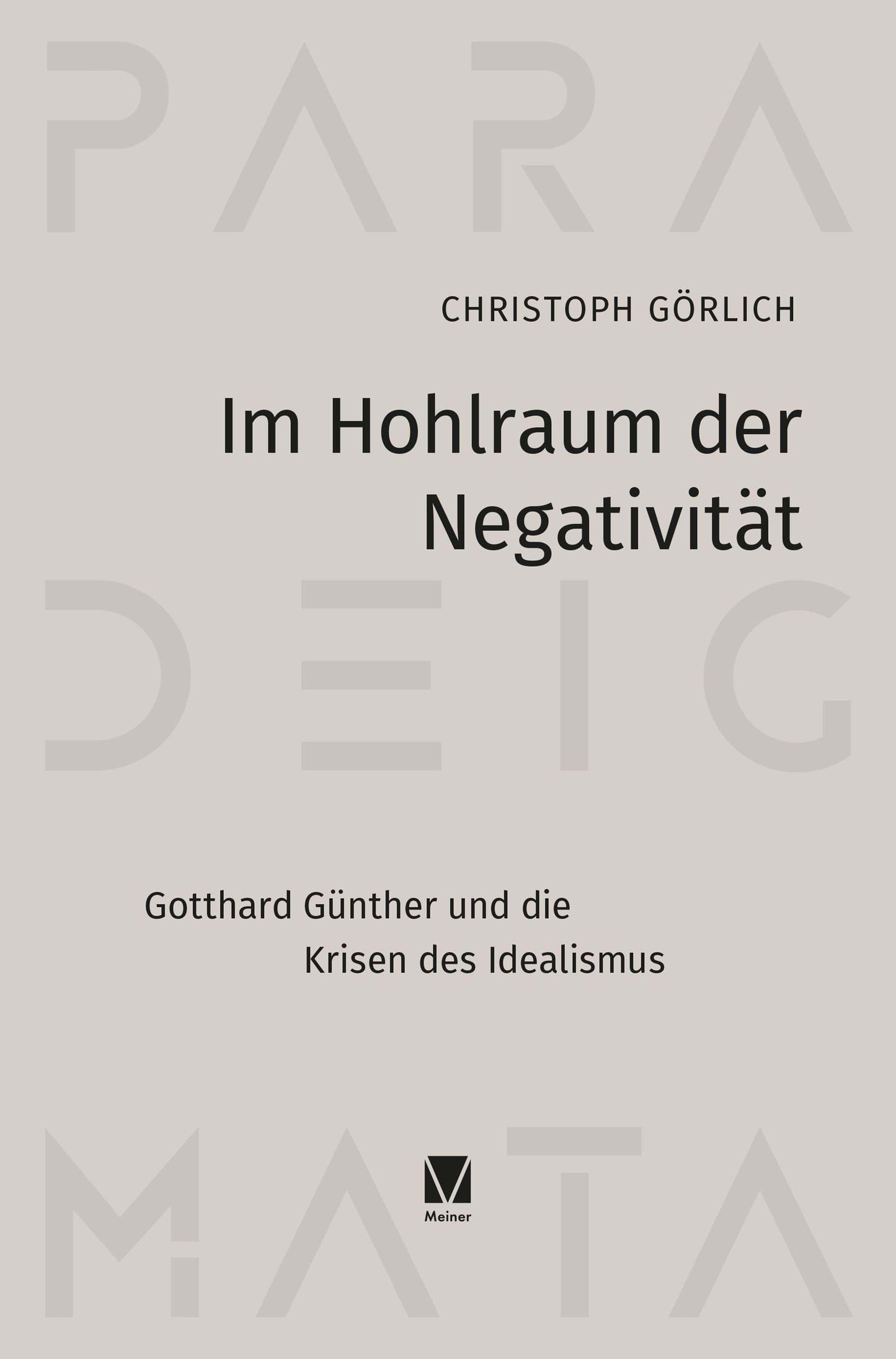 Im Hohlraum der Negativität