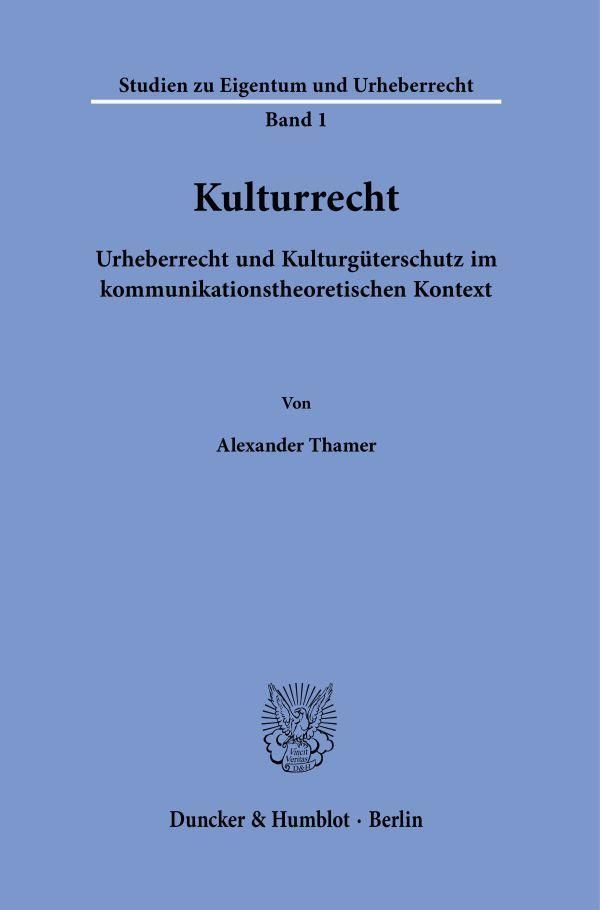 Kulturrecht.