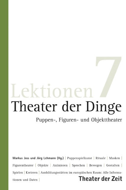 Buchcover: Theater der Dinge