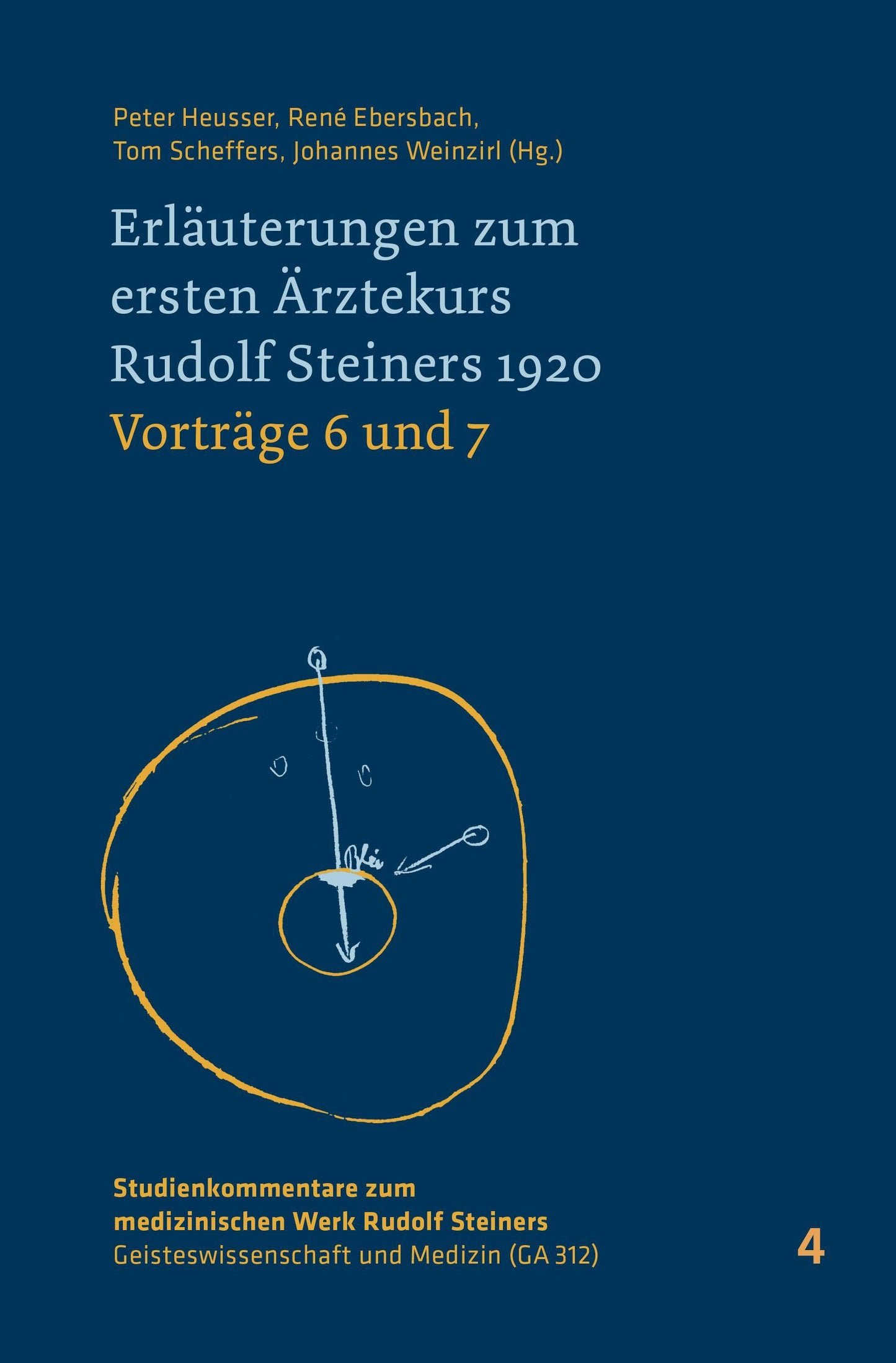 Buchcover: Erläuterungen zum ersten Ärztekurs Rudolf Steiners 1920